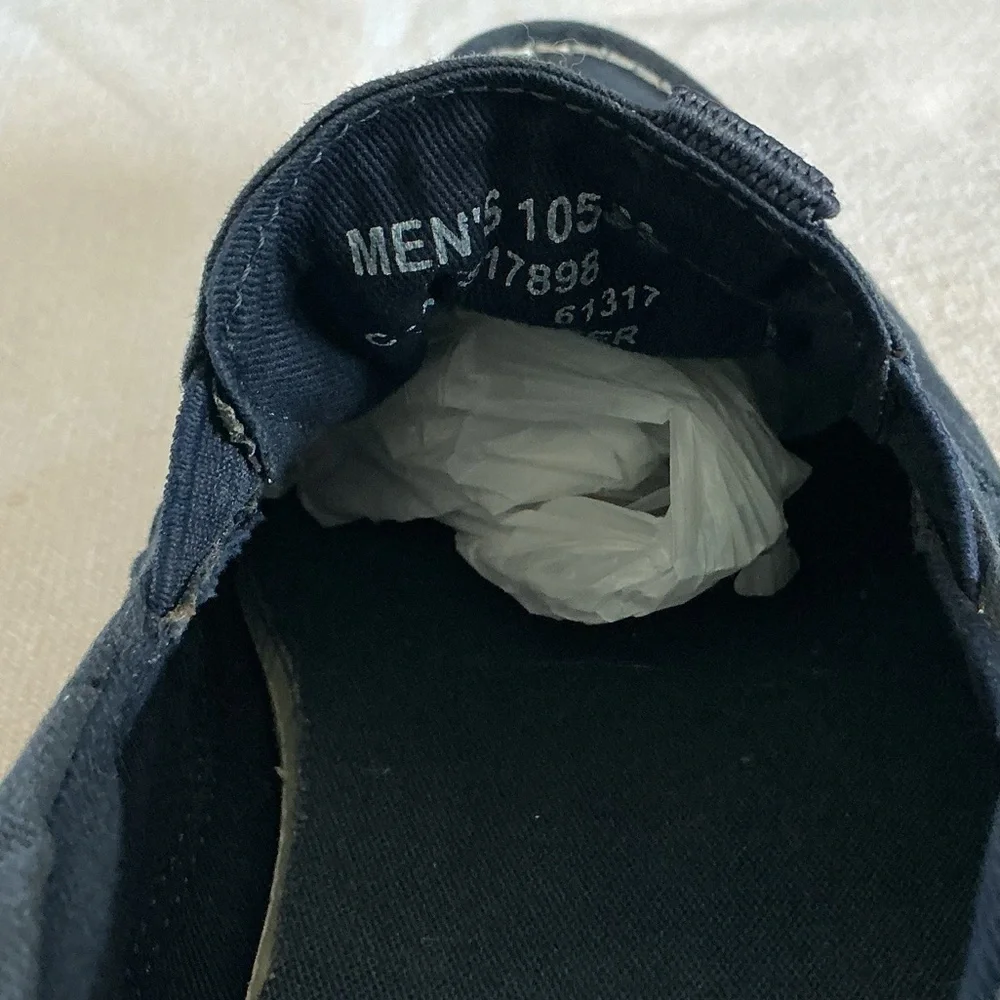 Sperry Men's Navy Canvas Boat Shoes NWOT - Picture 7 of 7